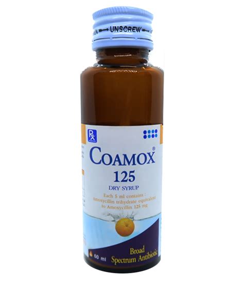 Amoxicillin Dry Syrup 125 Mg 5 Ml Coamox 125 English Version
