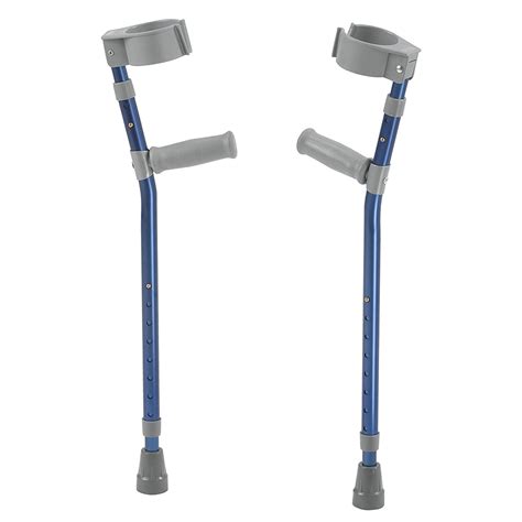 Drive Medical Pediatric Forearm Crutch Pair W Cuffs For Walking