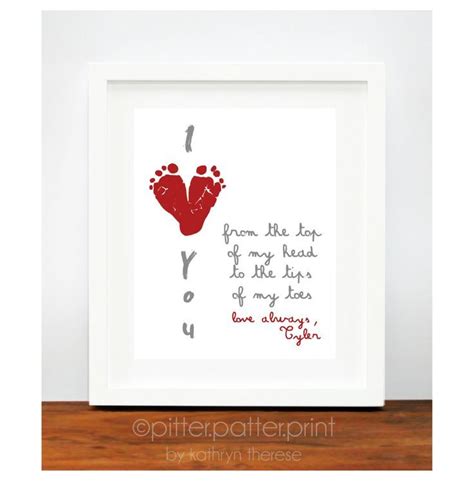 Maybe you would like to learn more about one of these? homemade valentine's gift from baby to dad | Gifts for new ...