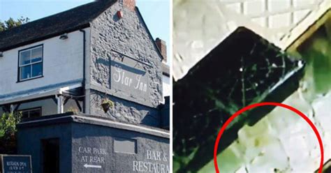 Watch Spooky Moment Ghost Moves Glass In Haunted Pub Cctv Daily Star