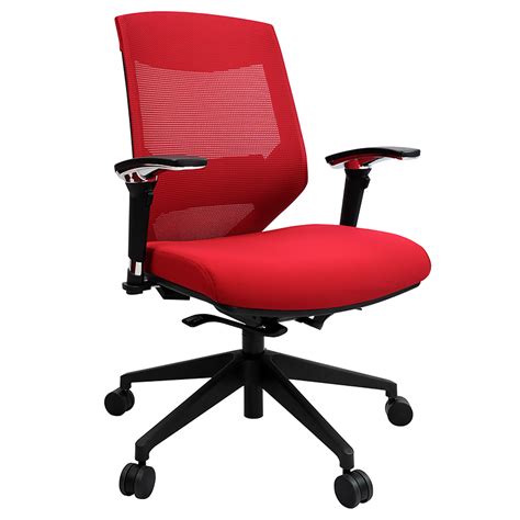 These ergonomic chairs support your posture and help you stay. Breathe Pro High Back Office Chair - Red | Value Office ...