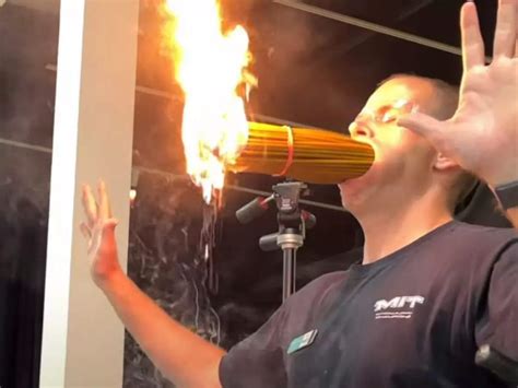 Man Fights Back Saliva To Hold 150 Burning Candles In His Mouth For Guinness World Record