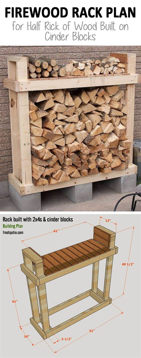 15 Best Diy Outdoor Firewood Rack Ideas And Desigs For 2022 Vlrengbr