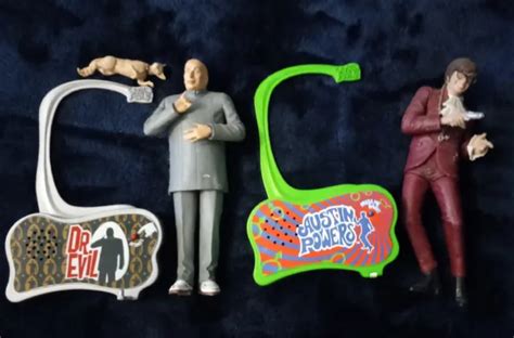 Vintage Austin Powers And Dr Evil Action Figures Mcfarlane Toys 1999 Nib
