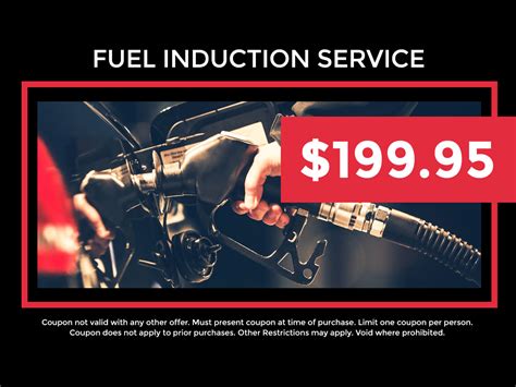 Fuel Induction Service Special Coupon Travers Premier Auto Service