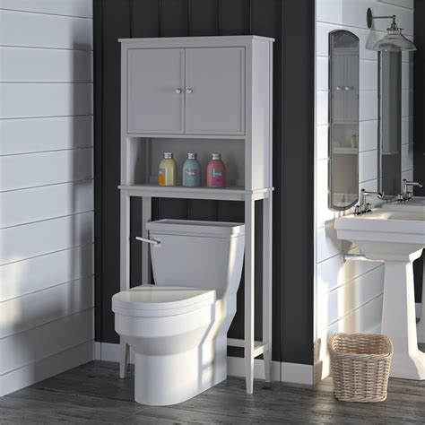 Systembuild Franklin Over The Toilet Storage Cabinet Gray Walmart