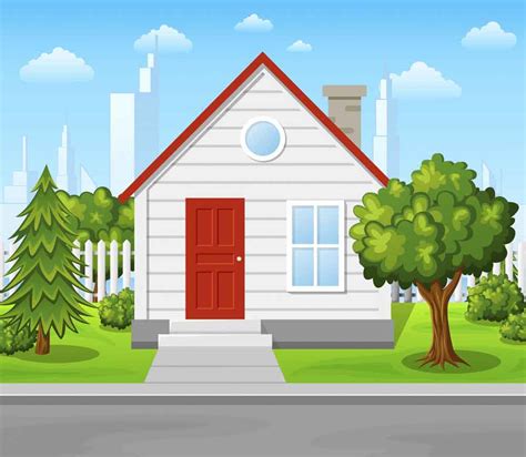 Gambar Halaman Rumah Kartun - Homecare24