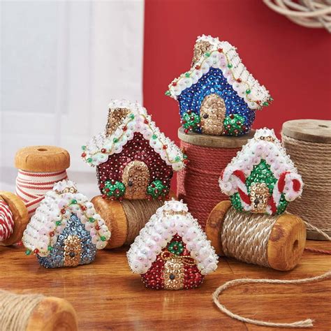 Sunrise Craft And Hobby™ Village Houses Ornament Kit