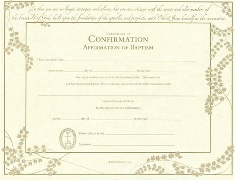 Free Roman Catholic Baptism Certificate Template Chasiupaperstimes