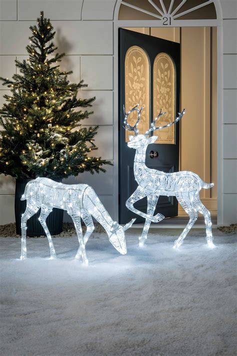 Rattan Reindeer Christmas Decorations More Image Visit Https