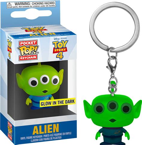 Funko Pocket Pop Keychains Chaveiro Alien Brilha No Escuro Alien