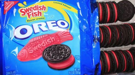 Swedish Fish Oreo Cookie Review Finally Youtube