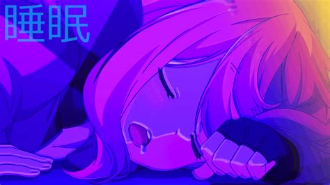 Purple Aesthetic Anime Desktop Wallpapers Wallpaper Cave