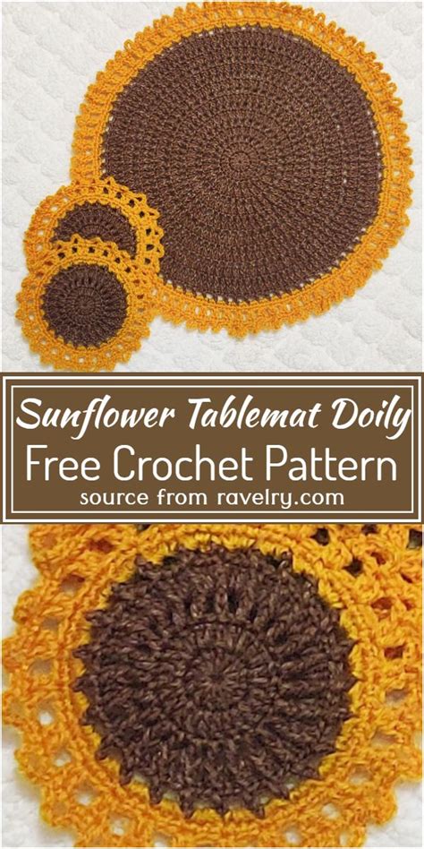 Free Crochet Sunflower Patterns To Add Fresh Vibes To your Life