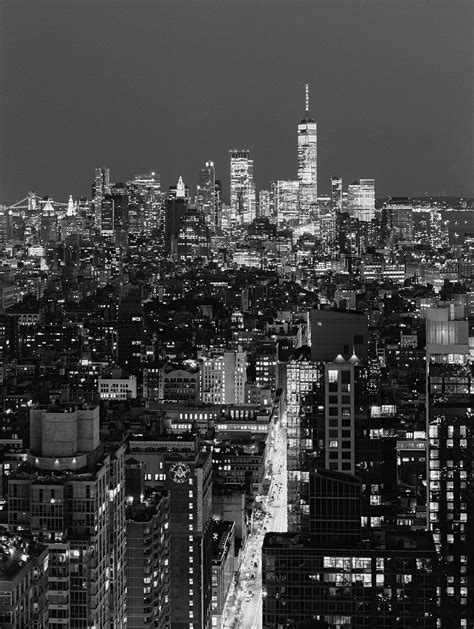 Black And White Photography City Skyline