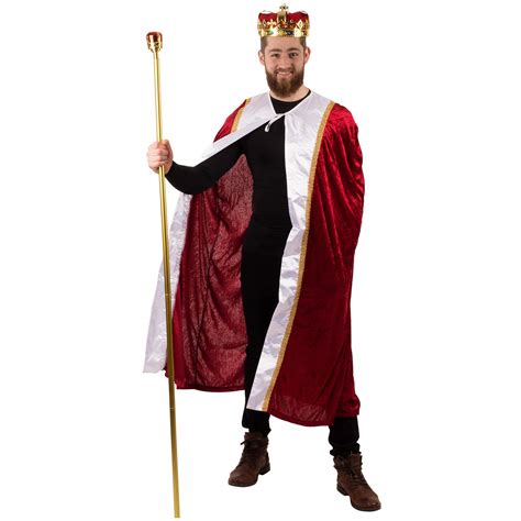 Buy Tigerdoe King Costume 3 Pc Medieval Adult Costume Set King Crown