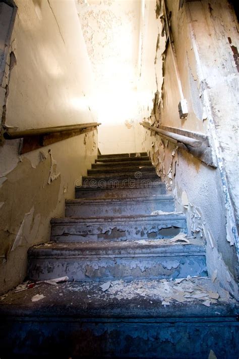 Ruined Staircase Stock Image Image Of Industrial Decrepit 13202793