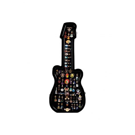 Guitar Shaped Pin Case Rock Shop