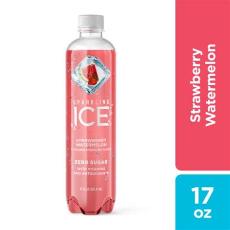 Sparkling Ice Strawberry Watermelon Flavored Sparkling Bottled Water