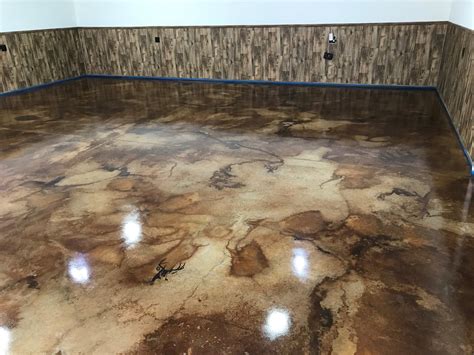 Coffee Brown Concrete Stain Photo Gallery | Direct Colors