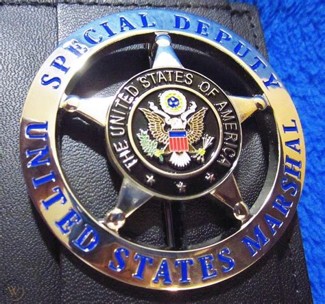 Us Marshal Special Deputy Badge Limited Ed Us Marshal Special Deputy