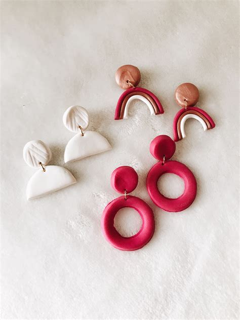 Diy Clay Earrings Easy And Affordable The Trendy Chick