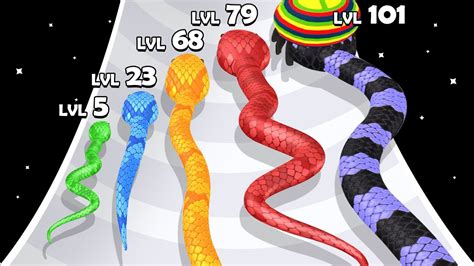 Snake Run Race Level Up Snake Color 3d Number Games All Levels