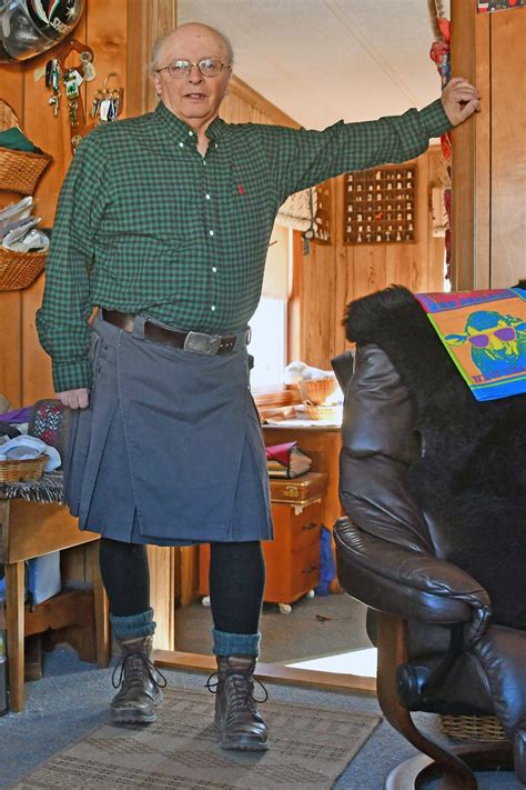 Gray Stumptown Kilt | Man skirt, Men wearing skirts, Kilt