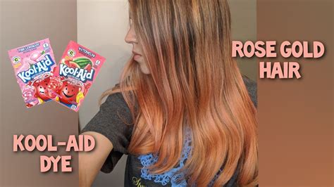 How To Dye Your Hair Pink With Kool Aid Youtube