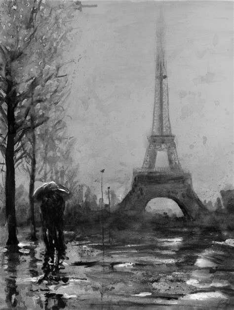 Paris In The Rain By Gavwoodhouse On Deviantart