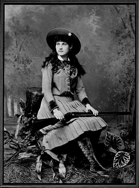 Vintage american history photo of american sharpshooter, annie oakley. Centennial History Contest Grand Prize Winner: Emily ...