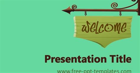 Welcome Ppt Template