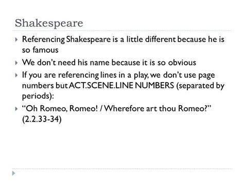 Shakespeare Citation Example Gratuit 692