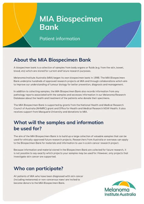 Resources For Patients Melanoma Institute Australia