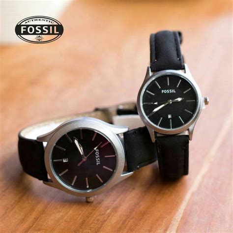 Selling 100% original watches & handbags 2 years fossil warranty for watches delivery within malaysia & singapore 100% money back guarantee if not original ready stocks & fast delivery. Jual Jam Tangan Couple Watch Fossil AB1274 - Black di ...