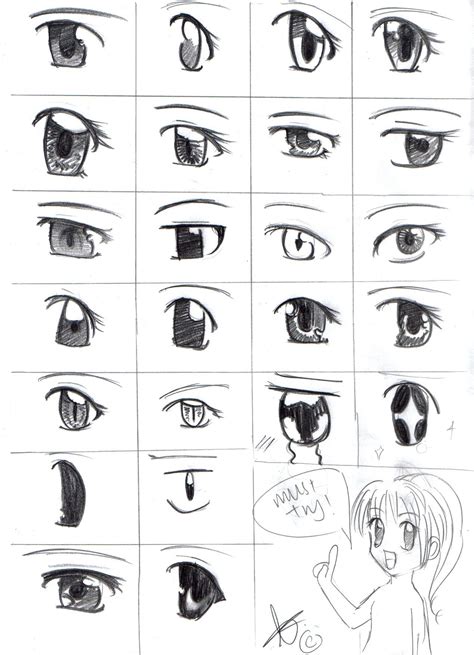 Different Expressions In Anime Eyes How To Draw Anime Eyes Manga Eyes