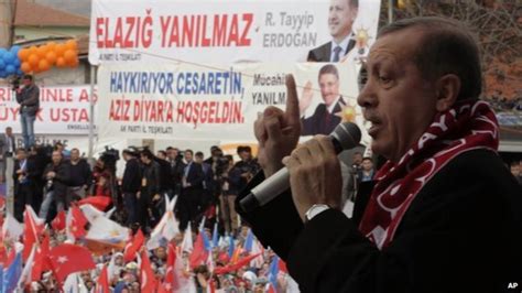 Turkey Pm Erdogan Threatens To Ban Facebook And Youtube Bbc News
