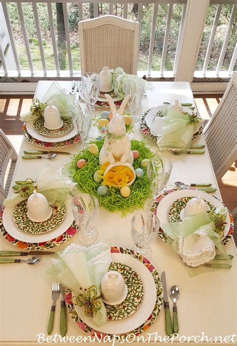 Spring says casual to me. Spring Easter Table Setting With Spode Emma's Garland ...