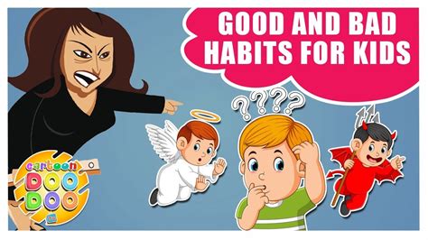 Good And Bad Habits For Kids Learning Video For Children Cartoon Doo