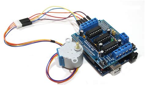 Kontaktorer Startutrustning Arduino Motor Shield Stepper Motor Code
