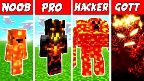 It just added to minecraft a new creature called lava the lava monster as its name suggests is a creature born in lava. Minecraft NOOB vs. PRO vs. HACKER vs. GOTT: LAVA MONSTER ...