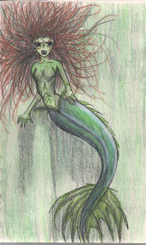 Scary Mermaid Color By Theatreninja On Deviantart