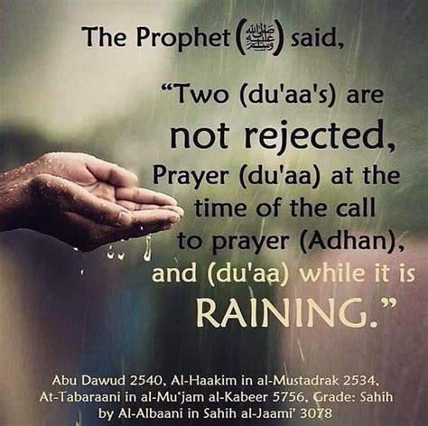 Two Duaa Not Rejected In Raining English Ummat E