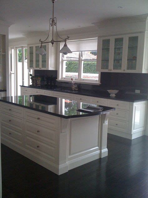 But, white cabinets need to be properly maintained. 64 Best Ideas kitchen countertops black granite Like the ...