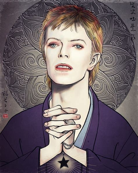 Pray To The Blackstars By Rena Labo David Bowie Art David Bowie