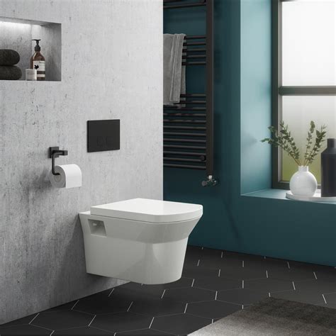 Arezzo Compact Toilet Fixing Frame With Dual Flush Cistern Modern