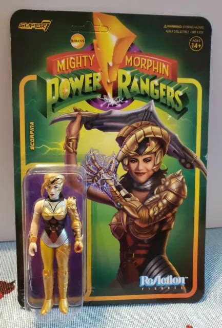 Super Mighty Morphin Power Rangers Scorpina Reaction Figure Blemished