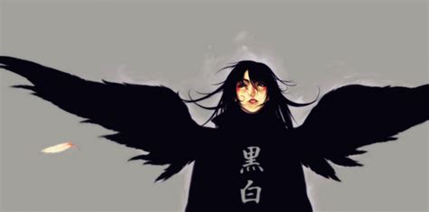 1920x1200 Anime Feather Angel Anime Girl Kimono Winged Black