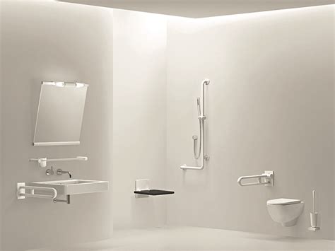 Find grab bars, collapsible water dams, shower heads, ledges & more. ADA BATHROOM ACCESSORIES / NYLON by pba S.p.A | Archello