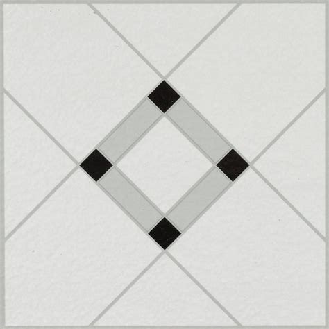 Armstrong Lattice Lane Blackwhite 12 In X 12 In Residential Peel And